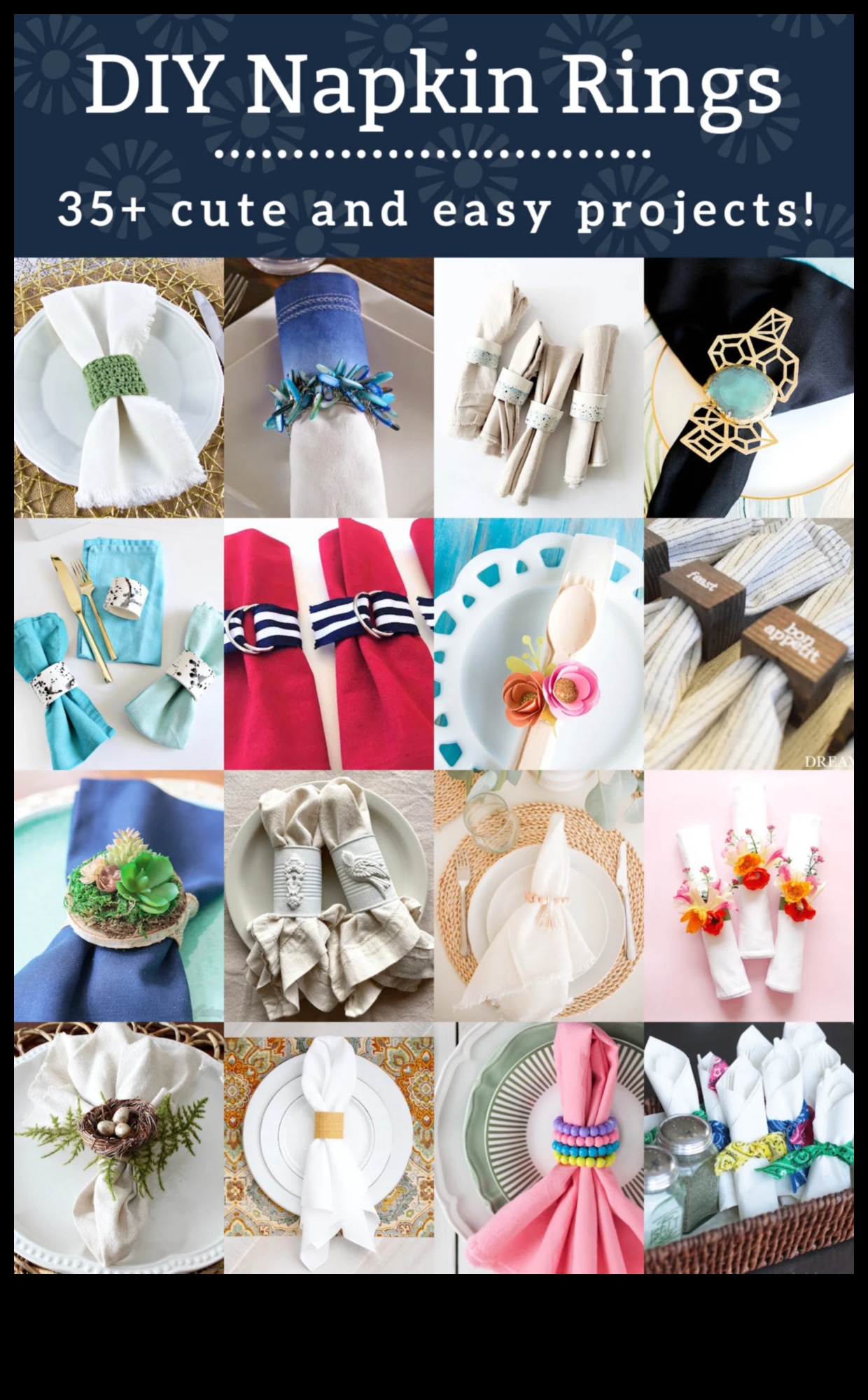 Inele de șervețel reciclate 10 proiecte de bricolaj 5 Inele pentru șervețele DIY Papercraft: accente manual pentru setările de masă