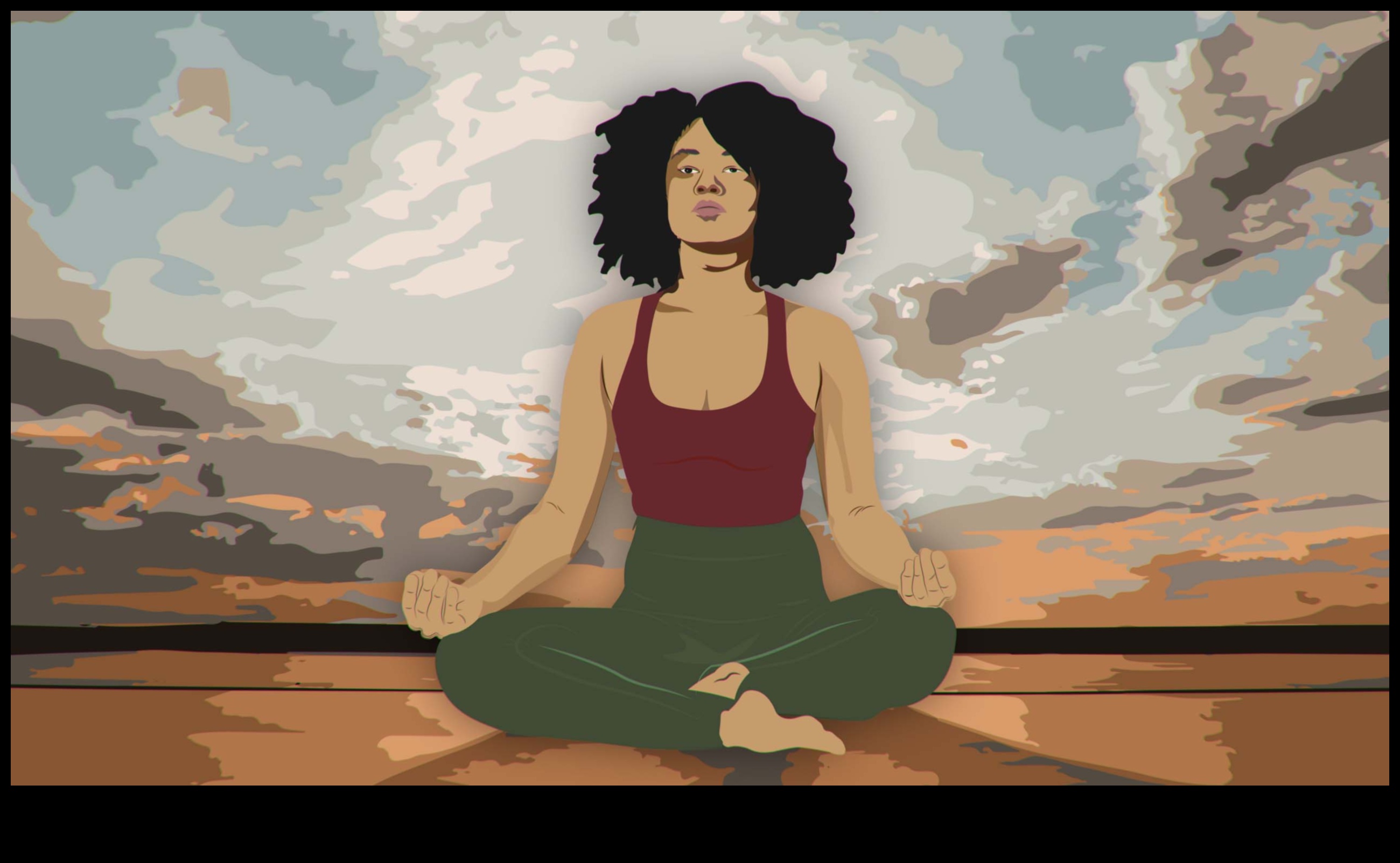 Calm și adunat: Navigarea rezultatelor pozitive ale meditației