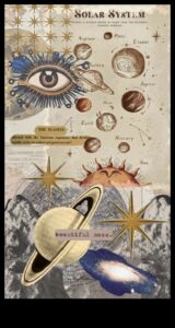 Colaj celeste: expresii artistice inspirate de frumusețea planetară